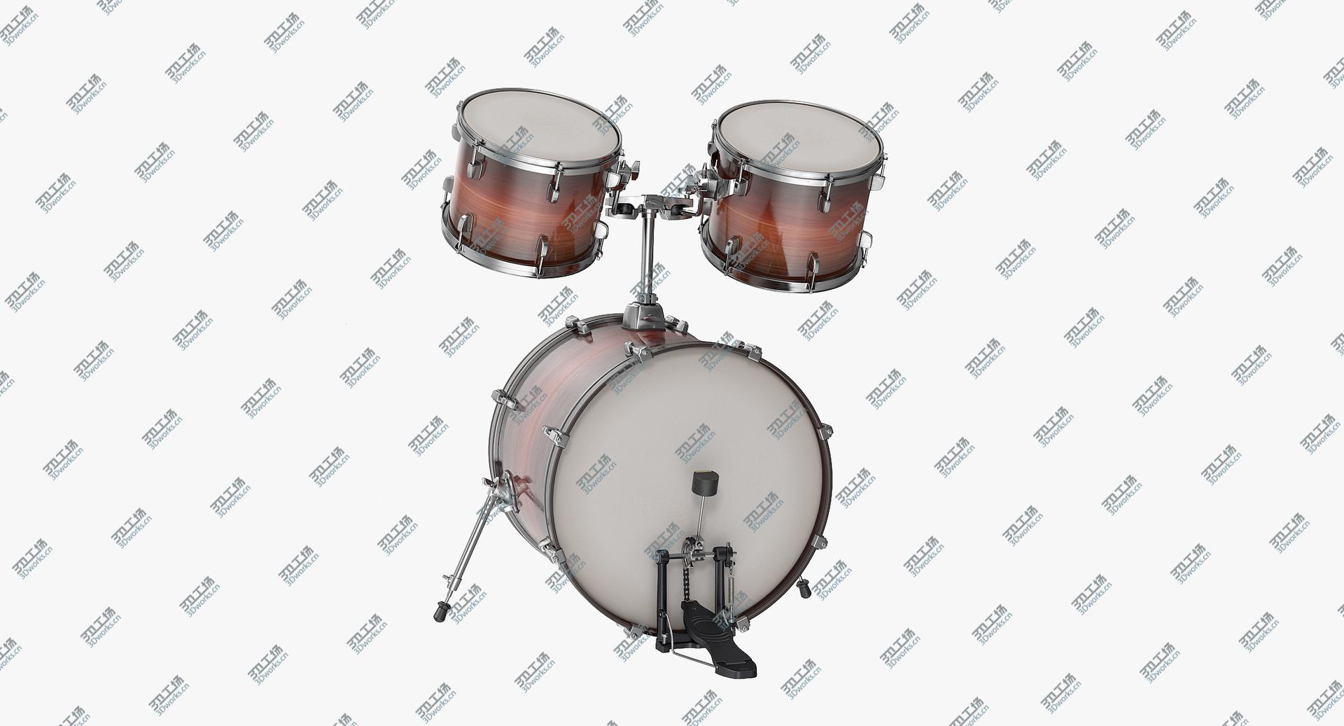 images/goods_img/202105072/Bass Drum with Mid n Small Top 3D model/2.jpg